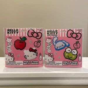 New HELLO KITTY & FRIENDS Heat and Fuse Melty Beads and Crafts (Set of 2)